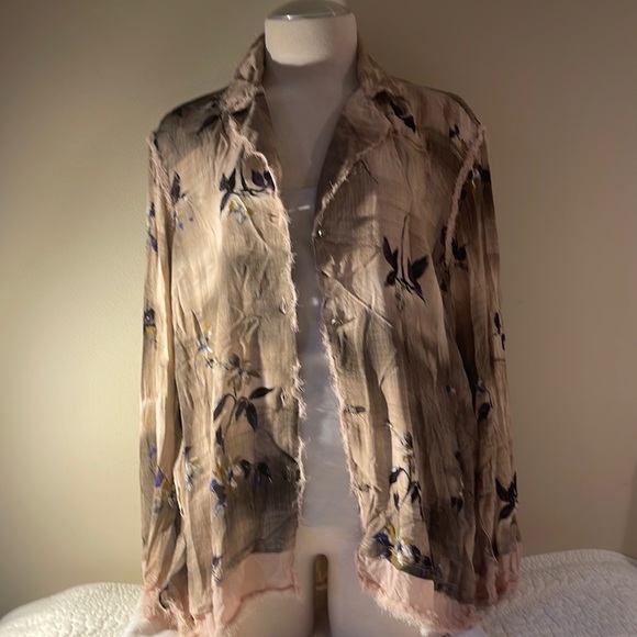 Zara Tops Zara Floral Button Down Shirt Poshmark